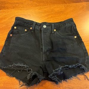 Levi’s Black 501 Jean Shorts